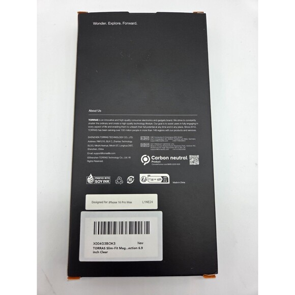 TORRAS Magnetic Slim-Fit for iPhone 16 Pro Max Case, Ultra-Thin Compatible Mag - Picture 7 of 10